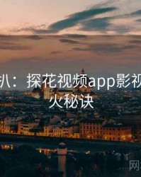 独家深扒：探花视频app影视揭秘爆火秘诀