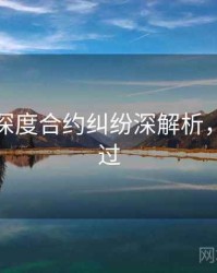 麻豆网深度合约纠纷深解析，不容错过
