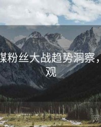 星空传媒粉丝大战趋势洞察，欢迎围观