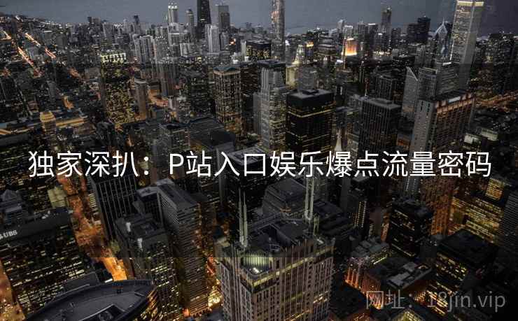 独家深扒：P站入口娱乐爆点流量密码