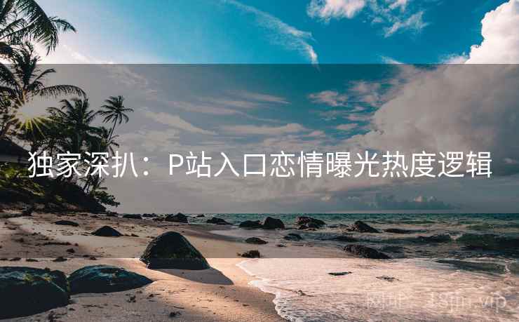 独家深扒：P站入口恋情曝光热度逻辑